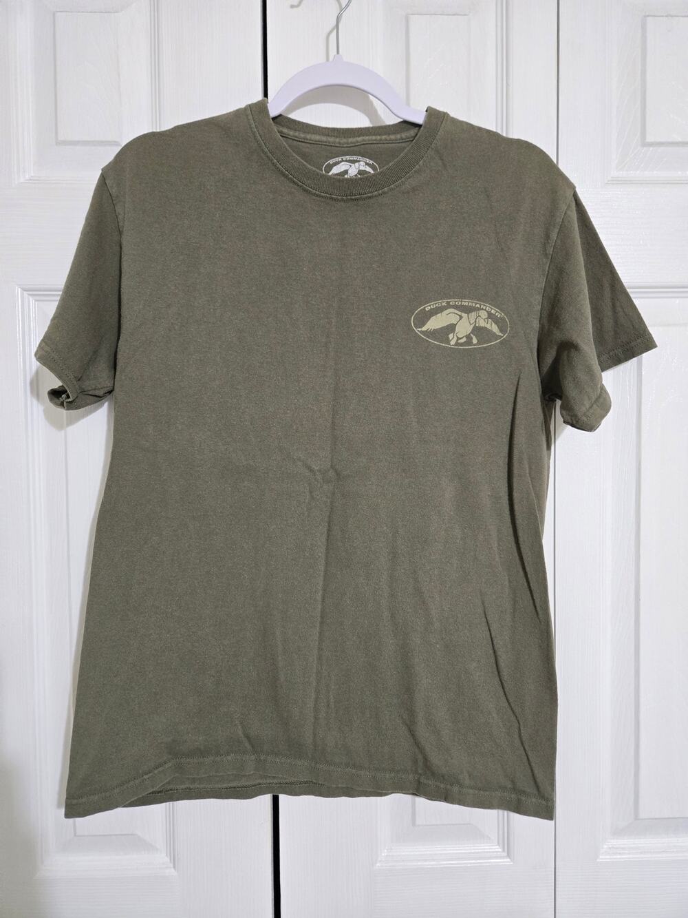 Duck commander medium men's green tshirt